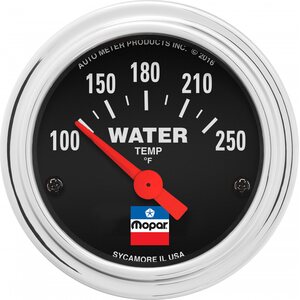 AutoMeter - 880787 - 2-1/16 Water Temp Gauge Mopar Logo Series
