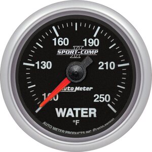 AutoMeter - 880890 - 2-1/16 SC-II Water Temp Gauge 100-250 FiTech CAN