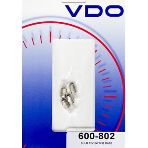 VDO - 600-802 - Light Bulb 9/32 12v 2w (4 Pack)