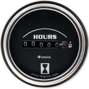 EQUUS - E7210 - 2.0 Dia Hourmeter Gauge Chrome