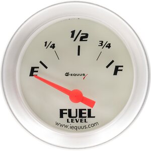 EQUUS - E8361 - 2.0 Dia Fuel Level Gauge Silver