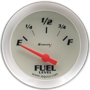 EQUUS - E8362 - 2.0 Dia Fuel Level Gauge Silver