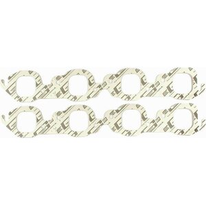Mr. Gasket - 153 - Bb Chevy Exhaust Gasket  - Performance - 1.850 x 1.900 in Square Port - Composite - Big Block Chevy