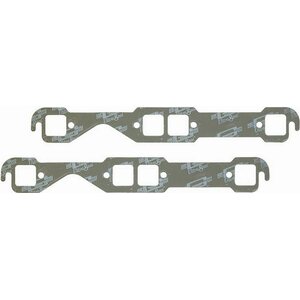 Mr. Gasket - 5900 - Sb Chevy Exhaust Gaskets  - Ultra-Seal - 1.450 x 1.480 in Square Port - Steel Core Laminate - Small Block Chevy