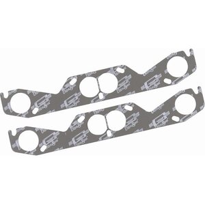 Mr. Gasket - 5904 - Sb Chevy Exhaust Gaskets  - Ultra-Seal - 1.930 in Round Port - Small Block Chevy