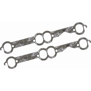 Mr. Gasket - 5917 - CSBC Vortec L31 Ultra Seal Exhaust Gasket - Ultra-Seal - 1.500 x 1.820 in Oval Port - Steel Core Laminate - Small Block Chevy