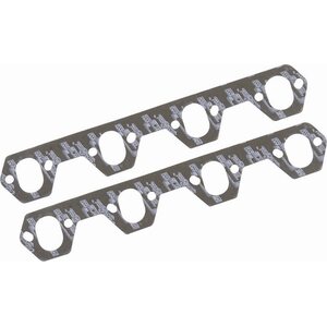 Mr. Gasket - 5928 - Oval Exhaust Gasket 302 Ford 87-95 - Ultra-Seal - 1.250 x 1.750 in Oval Port - Steel Core Laminate - Small Block Ford