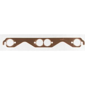 Mr. Gasket - 7152G - Copperseal Exh Gasket  - Copperseal - 1.630 Round Port - Copper - Small Block Chevy