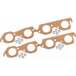 Mr. Gasket - 7157MRG - Copperseal Exh Gasket BBC - Copperseal - 1.920 in Round Port - Copper - Big Block Chevy