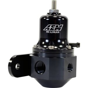 AEM - 25-305BK - Fuel Pressure Regulator Universal Adjustable