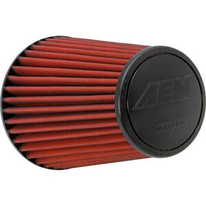 AEM Air Filter Element - Dryflow - Clamp-On - Conical - 7-1/2 in Base - 5 in Top Diameter - 9-1/8 in Tall - 6