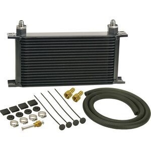Derale - 13403 - 19-Row Stack Plate Trans Cooler Kit (-6AN)