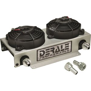 Derale - 15840 - Remote Oil Cooler -8AN w/ Fan