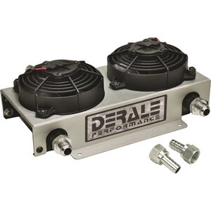 Derale - 15845 - 19 Row Hyper Dual-Cool Remote Cooler (-10AN)