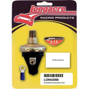 Longacre - 52-43000 - Oil Pressure Sender 1/8in. NPT 15-50psi