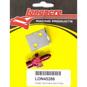 Longacre - 52-45286 - Brake Fitting w/Tab #3-3/16in Bulkhead