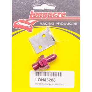 Longacre - 52-45288 - Brake Fitting w/Tab #4-3/16in Bulkhead