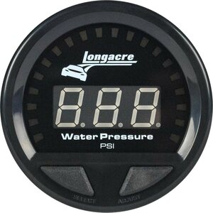 Longacre - 52-46864 - Waterproof LED Water Pressure Gauge 0-60psi