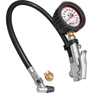 Longacre - 52-52008 - Tire Gauge Quick Fill 0-60psi 2-1/2in Glow