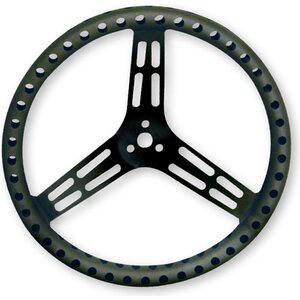 Longacre - 52-56867 - Steering Wheel 15in Flat Drilled Black