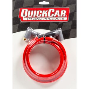 QuickCar - 40-485 - Coil Wire - Red 48in HEI/Socket