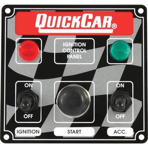 QuickCar - 50-022 - Ignition Panel 2 Switch w/Lights