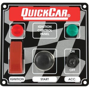QuickCar - 50-023 - Ign. Panel 2 Switch w/Lights