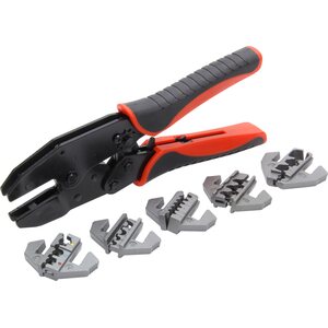 QuickCar - 50-395 - Ratcheting Wire Crimper with Dies