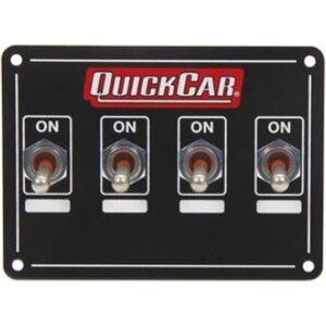 QuickCar - 50-719 - Accessory Panel 4 Switch Weatherproof