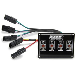 QuickCar - 50-7414 - Ignition Panel Extreme 4 4-Switch Dual Mag. Pckup