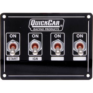 QuickCar - 50-7431 - Ignition Panel Extreme 4 Switch Single Ignition