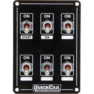 QuickCar - 50-7611 - Ignition Panel Extreme 6 Switch Dual Ignition