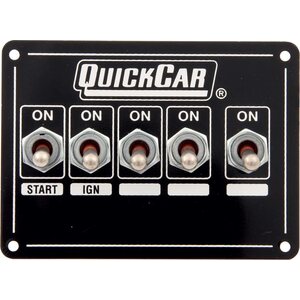 QuickCar - 50-7713 - Ignition Panel - Dual Ing. w/X-Over & 3 Whl Bk