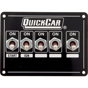 QuickCar - 50-7731 - Ignition Panel - Single Ing. w/Acc Switches