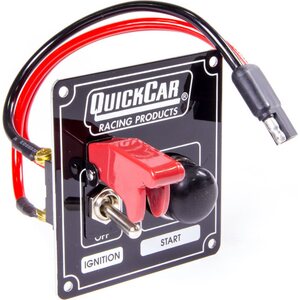 QuickCar - 50-803 - Ignition Panel Black w/ Flip Switch