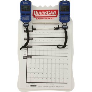 QuickCar - 51-054 - Clipboard Timing System White