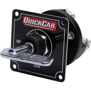 QuickCar - 55-031 - Master Disconnect Black w/Removable Silver Key