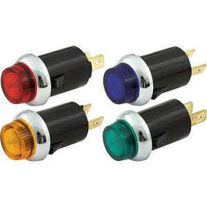 QuickCar - 61-706 - Warning Light Kit 3/4in Red/Blue/Green/Amber