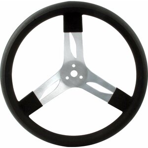 QuickCar - 68-001 - 15in Steering Wheel Alum Black
