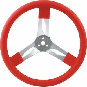 QuickCar - 68-0011 - 15in Steering Wheel Alum Red