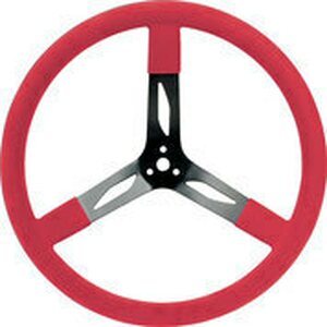 QuickCar - 68-0041 - 17in Steering Wheel Steel Red