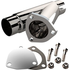 Quick Time Performance - 10225 - 2.25 Inch Stainless Stee l Exhaust Cutout