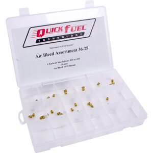 Quick Fuel - 36-25QFT - Air Bleed Assortment Kit .025  - .035