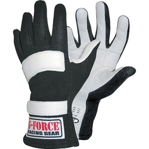 G-Force - 4101LRGBK - G5 Racing Gloves Large Black