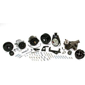 March Performance - 21690-08 - SBC Sport Track Pulley System LWP Black