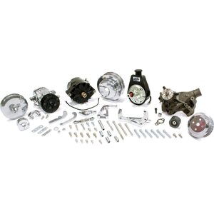 March Performance - 21690-09 - SBC Sport Track Pulley System LWP Silver