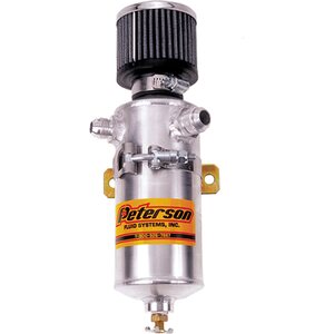 Peterson Fluid - 08-0410 - Remote Breather Can W/2 Fittings