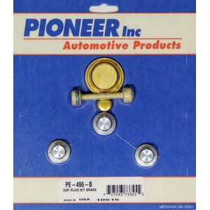 Pioneer - PE-496-B - Chevy LS Freeze Plug Kit Brass