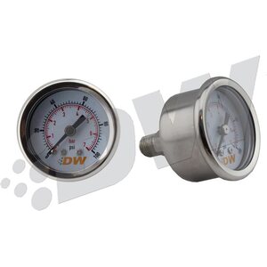 Deatschwerks - 6-01-G - Fuel Pressure Gauge 0-100 psi 1.5in Dia.