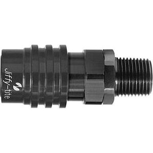 Jiffy-Tite - 31806J - Q/R 3/8 NPT Male Socket Valved Black